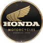 Preview: Blechschild Honda rund